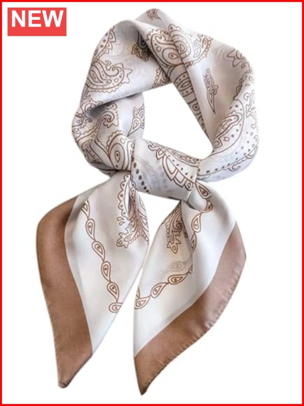 Satin Silk Square Scarf 27.5in Hair Wrap Headscarf for Women